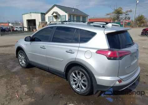 2016 Toyota Rav4 Hybrid Limited from USA, damaged, VIN JTMDJREV5GD047437